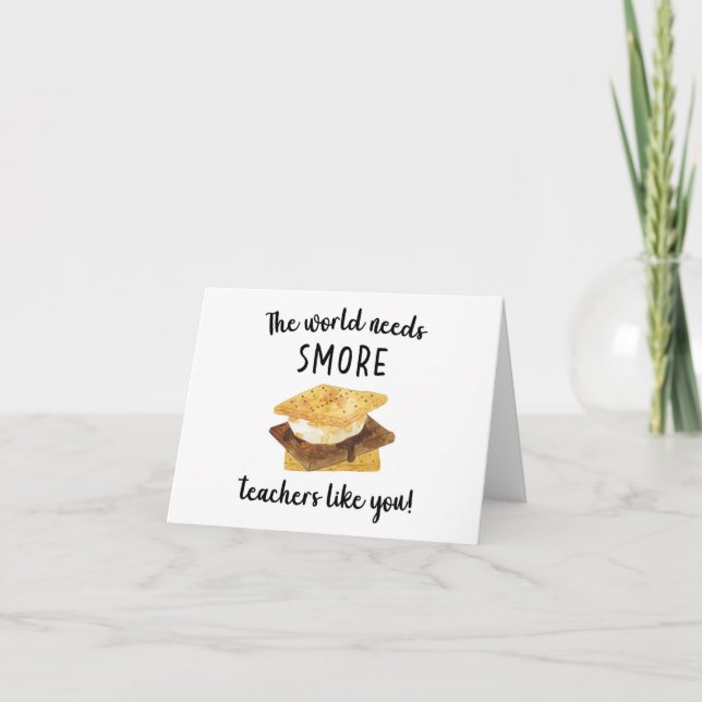 Smore Enseignants Comme Vous Carte (Devant)