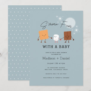 S'more Fun Campfire Baby shower Invitation