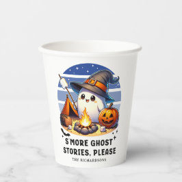 Smore Ghost Stories Bitte lustiges Camping Hallowe Pappbecher