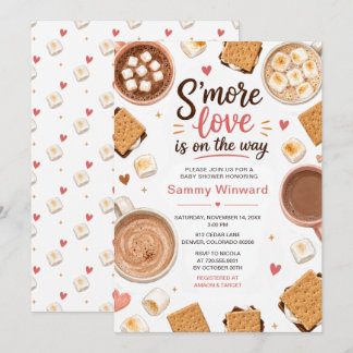 S'more Love Baby Shower Marshmallow Einladung