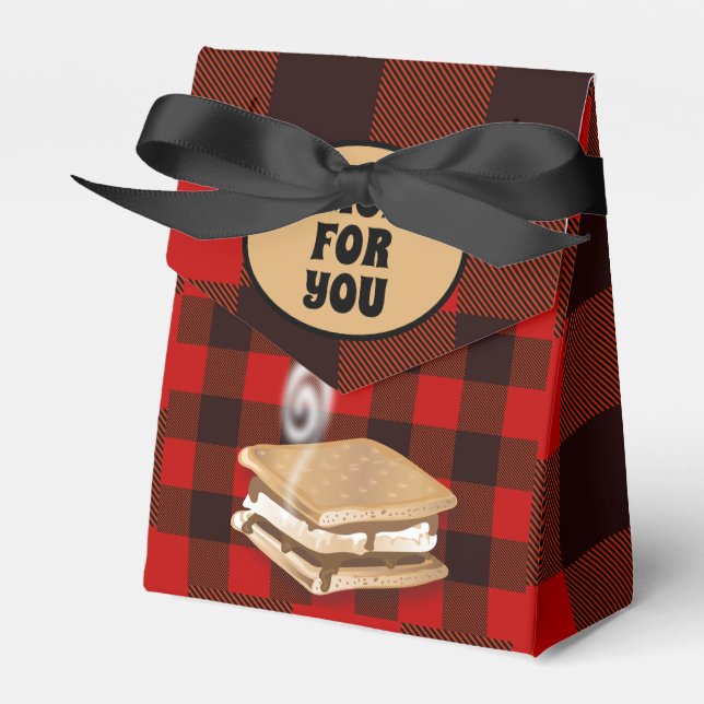 S'more Lumberjack Flannel Geschenkschachtel (Vorderseite)