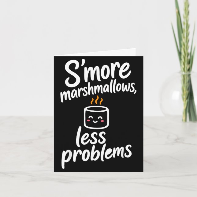 S'more-Marshmallow  Karte (Vorderseite)