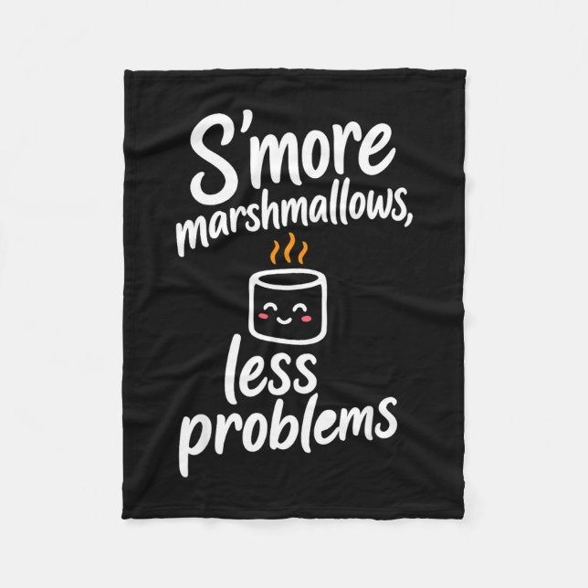 S'more-Marshmallows  Fleecedecke (Vorderseite)