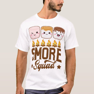 Smore Squad Camping Campfire Chocolate Marshmallow T-Shirt