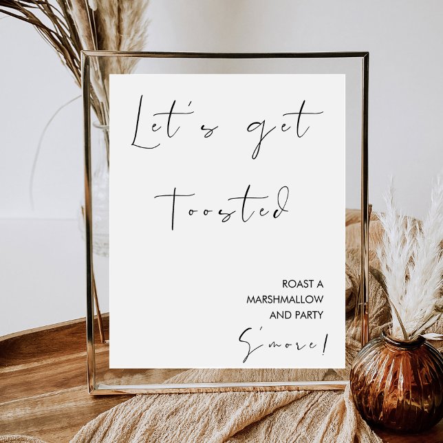S'more Station Bar | Roast a Marshmallow Wedding Poster (Von Creator hochgeladen)