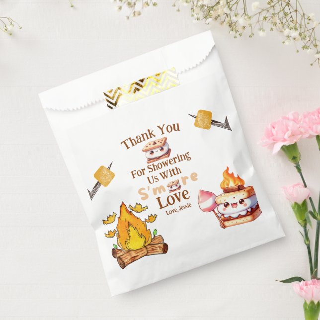 Smores Baby Dusche Danke für Ihre Gefallen Tasche  Geschenktütchen (Versiegelt)