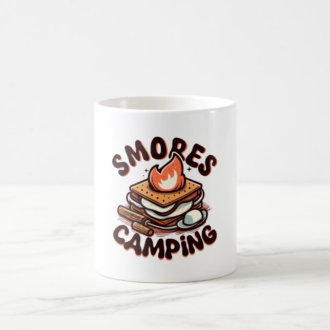 S'mores-Camping Kaffeetasse (Mittel)