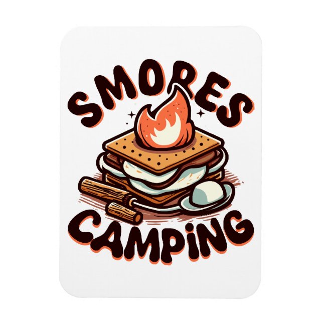 S'mores-Camping Magnet (Vertikal)