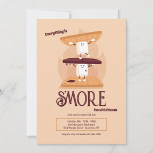 Smores-Einladung Einladung