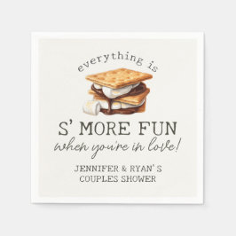 S'mores Fall Bonfire Außenpaare Dusche Serviette