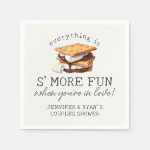 S'mores Fall Bonfire Außenpaare Dusche Serviette