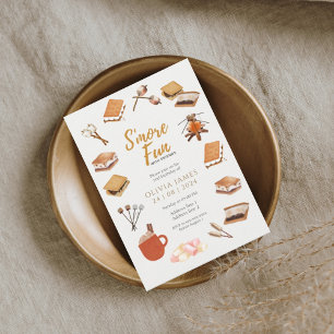 Smores-Feier mit Freunden im Campingtanz Alter Einladung