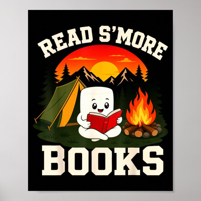 S'mores-Marshmallow-Leselagerfeuer  Poster (Vorne)