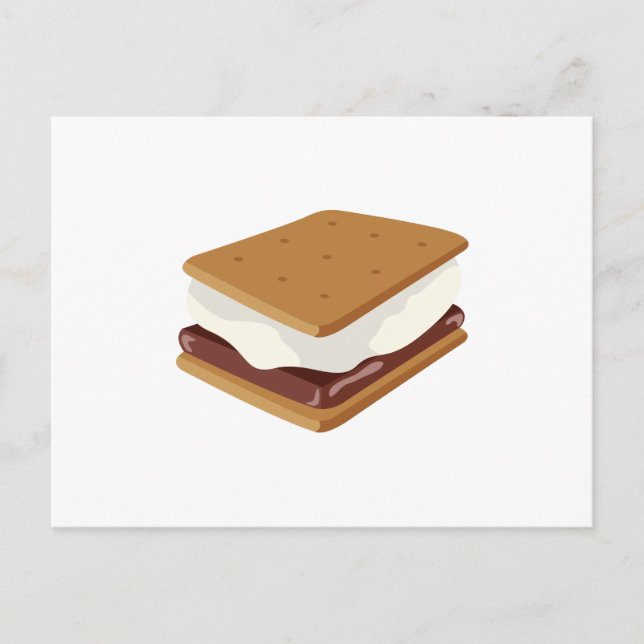 Smores Sandwich Postkarte (Vorderseite)