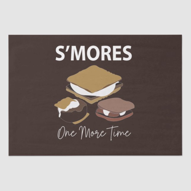 Smores S'mores Dessert noch einmal etwas langsamer Seidenpapier (Vorderseite)