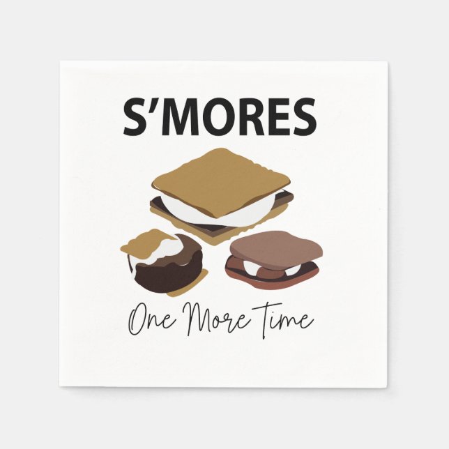 Smores S'mores Dessert noch einmal etwas mehr Part Serviette (Vorderseite)
