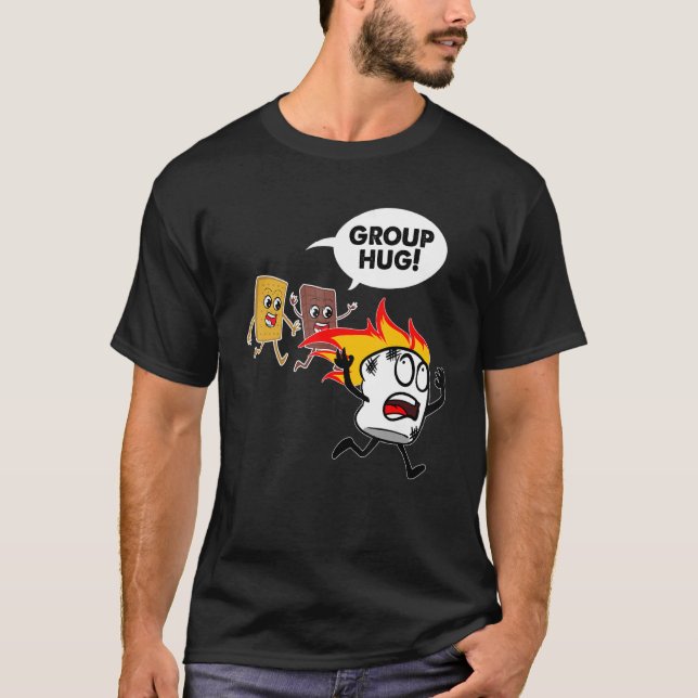 Smores S'mores Marshmallow Camping Roasting Bonfir T-Shirt (Vorderseite)