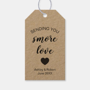 S'mores Tags, die dir mehr Liebe Gastgeschenk Hoch Geschenkanhänger