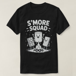S'mores-Trupp Camping Lagerfeuer Süßer Marshmallow T-Shirt