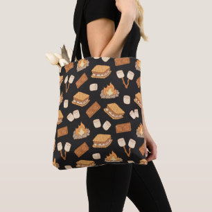 S'mores Vintage-Camping Marshmallow Lagerfeuer Cam Tasche