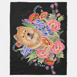 SMOTH GARDEN PFAD - Fleece Blankon 3 Größen