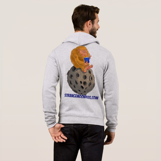 SMP LLC bigfoot auf dem Mondhuder Hoodie (Schwarz voll)