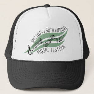SMR 30. jährliches Musikfestival Gedenkhut Truckerkappe