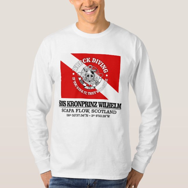 SMS Kronprinz Wilhelm (beste Fehler) T-Shirt (Vorderseite)
