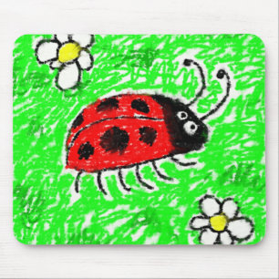 Smudgy Marienkäfer Mousepad