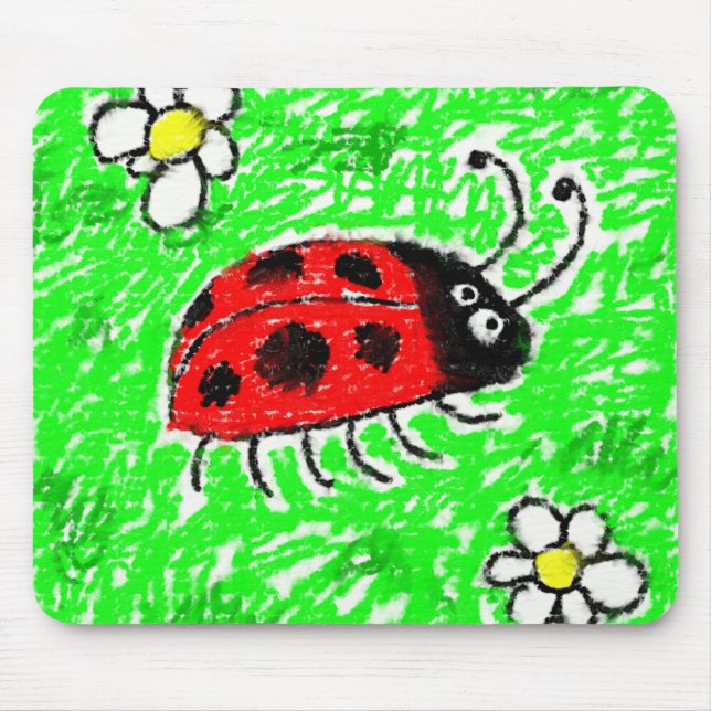 Smudgy Marienkäfer Mousepad (Vorne)