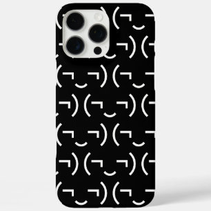 Smug Emoticon (EUR ‿) Japanischer Kaomoji iPhone 16 Pro Max Hülle