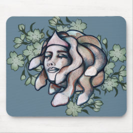 Smug Medusa Artwork Softgorgon Art Medusa Schlange Mousepad