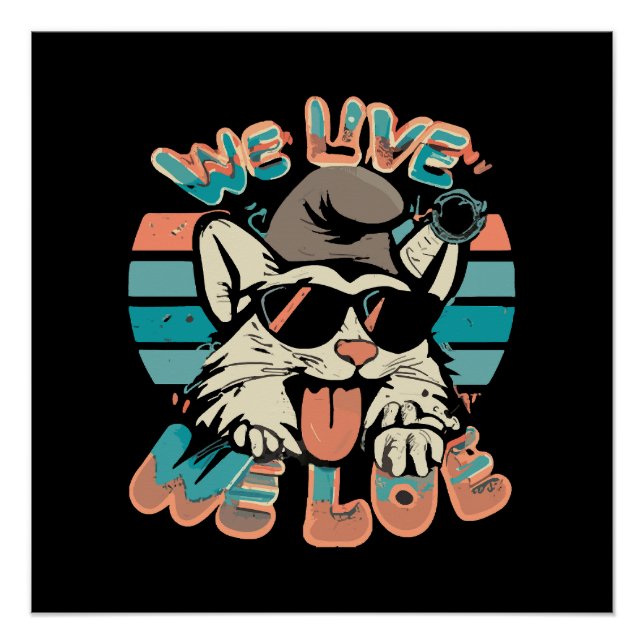 Smurf Cat - Wir leben, wir Liebe Poster (Vorderseite)