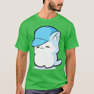 Smurf Katze Blue Cat in einer blauen Hülle T-Shirt