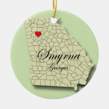 Smyrna Georgia, Smyrna Weihnachtsschmuck, Smyrna