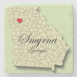 Smyrna, Georgien, Smyrna-Untersetzer, Steinuntersetzer