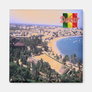 SN - Senegal - Dakar - Panorama Magnet