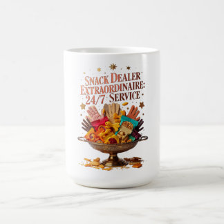 Snack Dealer Extraordinaire Tee | 24/7 Service Fun Kaffeetasse