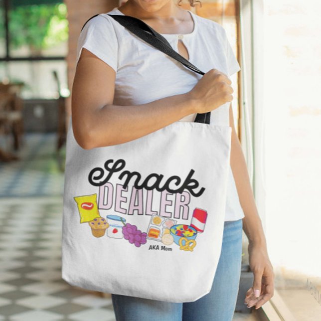 Snack Dealer Mama Life Funny Tote Tasche (Von Creator hochgeladen)