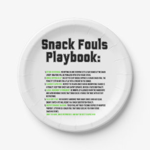 Snack Fouls Playbook Pappteller