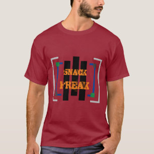 Snack-Freak mit der Bezeichnung Mehrfarbig Abstrak T-Shirt