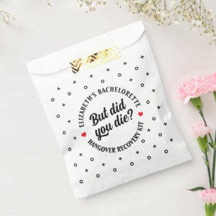 Snack Mitternacht Elegante Wedding Favor Bag Geschenktütchen