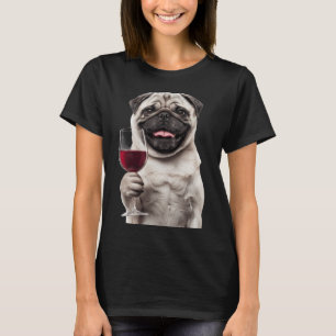 Snack-Modus-Mops – Lustige Hunde-Illustration T-Shirt