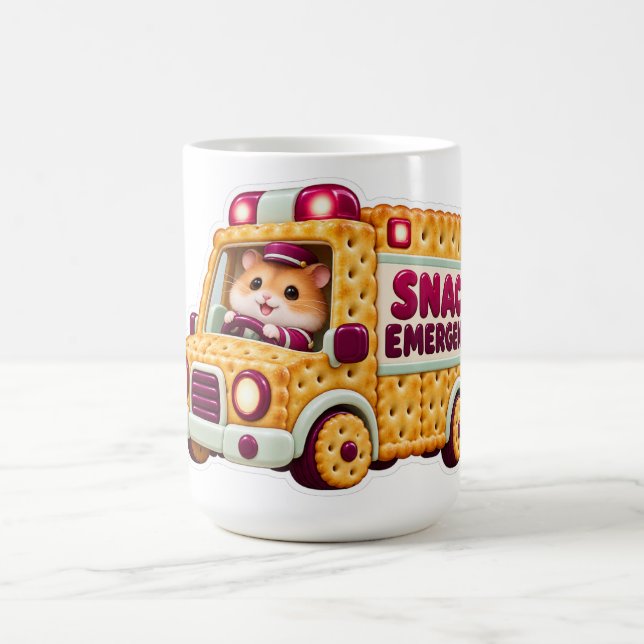 Snack-Notfall Lustiger Hamster Kaffeetasse (Mittel)