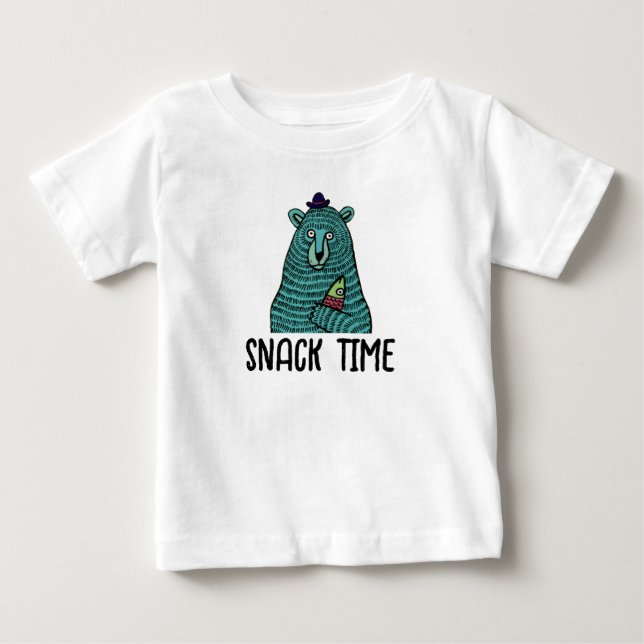 Snack Time Baby T-shirt (Vorderseite)