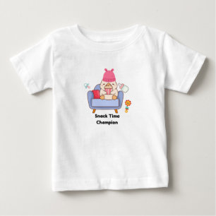 Snack Time Champion - Süßes Baby T-shirt