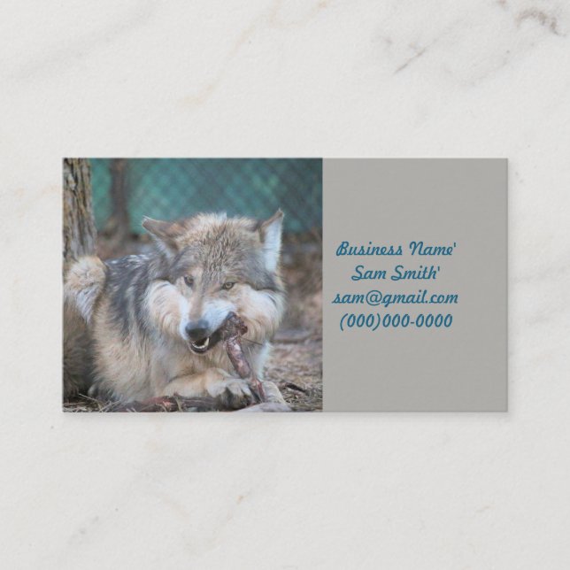 Snack Visitenkarte (Vorderseite)