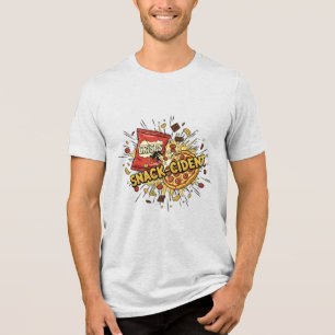 Snack-Zwischenfall – Chaotischer Snack-Essen-Crash Tri-Blend Shirt