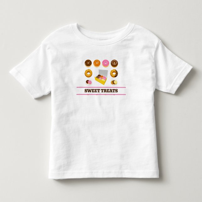 Snackbewohner mit Doughnüssen Kleinkind T-shirt (Vorderseite)