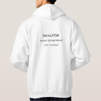 Snackish Hoodie for Snack Lovers – Funny Foodie Ba